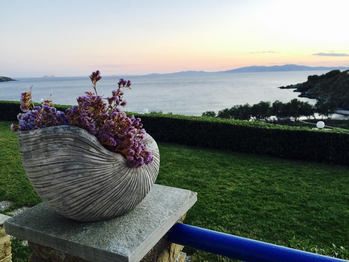 Meltemi Tinos Aparthotel Agios Romanos ภายนอก รูปภาพ