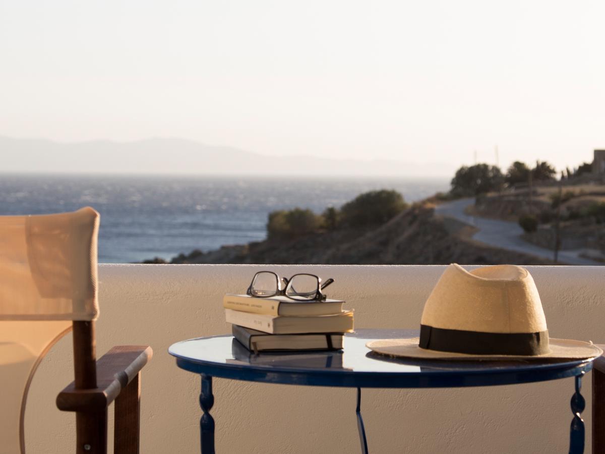 Meltemi Tinos Aparthotel Agios Romanos ภายนอก รูปภาพ