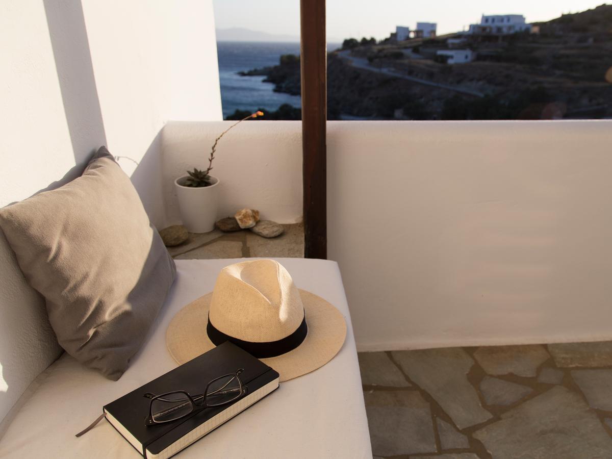 Meltemi Tinos Aparthotel Agios Romanos ภายนอก รูปภาพ