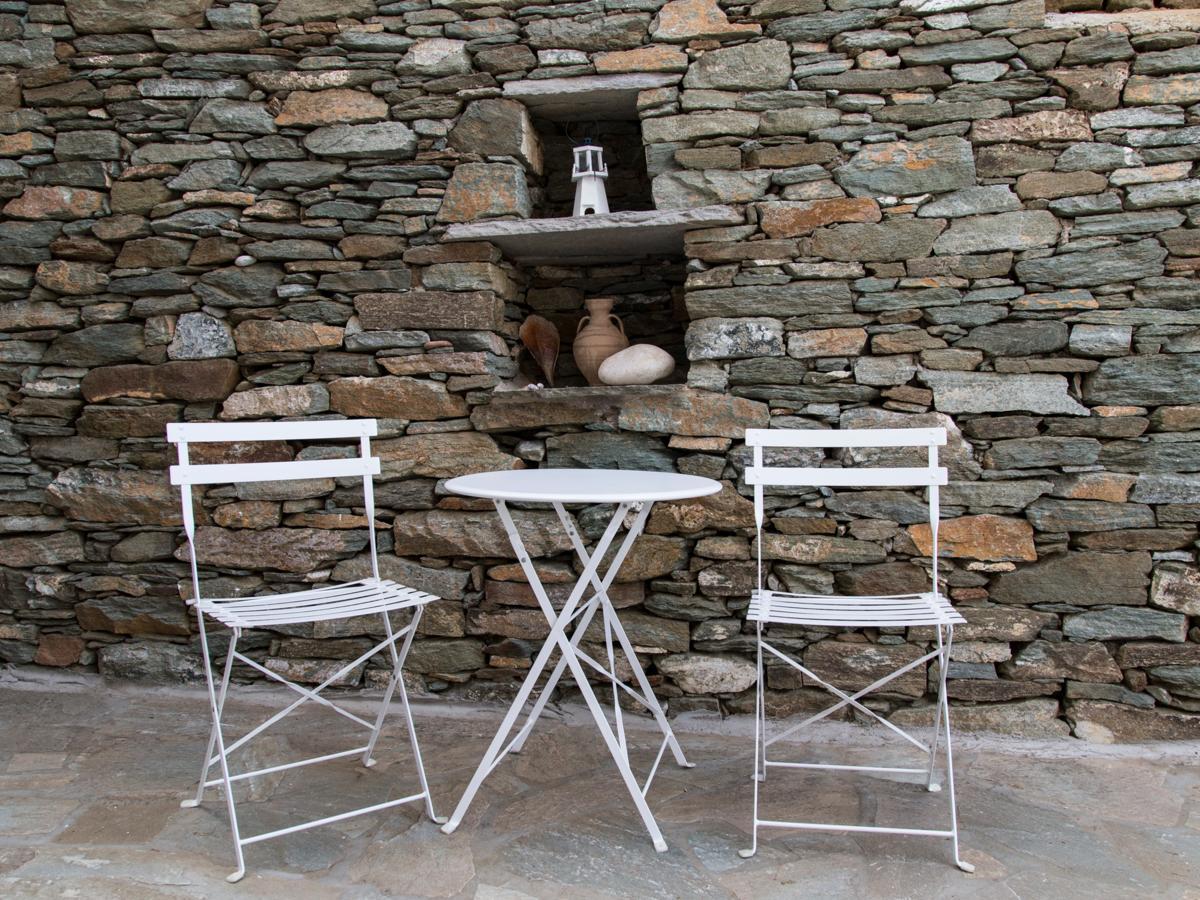 Meltemi Tinos Aparthotel Agios Romanos ภายนอก รูปภาพ