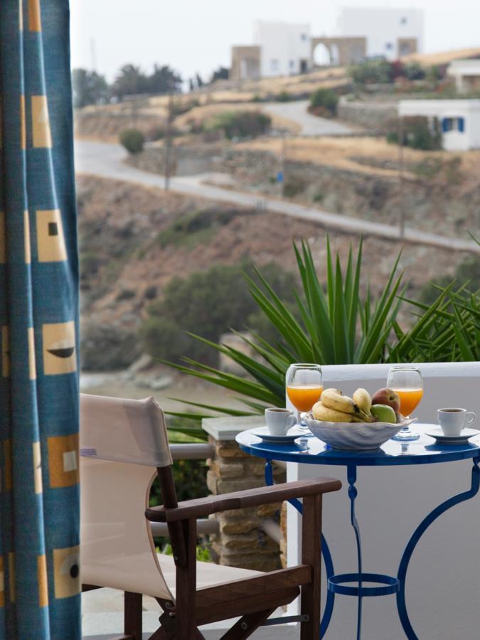 Meltemi Tinos Aparthotel Agios Romanos ภายนอก รูปภาพ