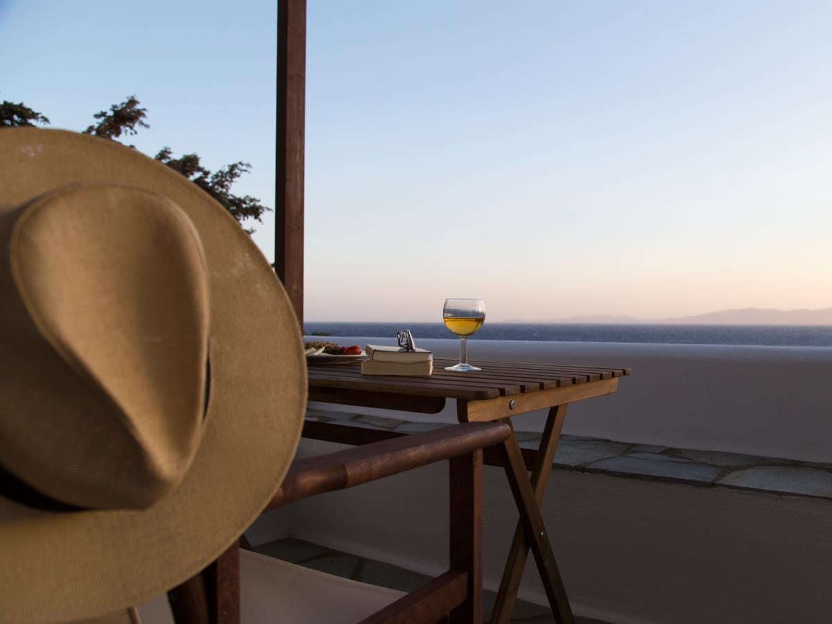 Meltemi Tinos Aparthotel Agios Romanos ภายนอก รูปภาพ