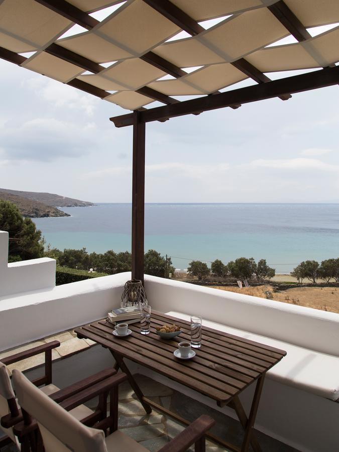 Meltemi Tinos Aparthotel Agios Romanos ภายนอก รูปภาพ