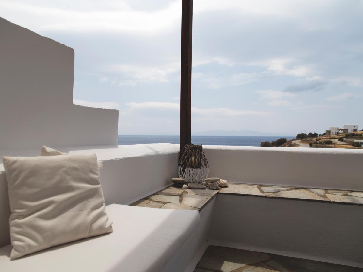 Meltemi Tinos Aparthotel Agios Romanos ภายนอก รูปภาพ