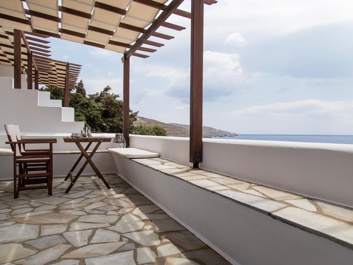 Meltemi Tinos Aparthotel Agios Romanos ภายนอก รูปภาพ