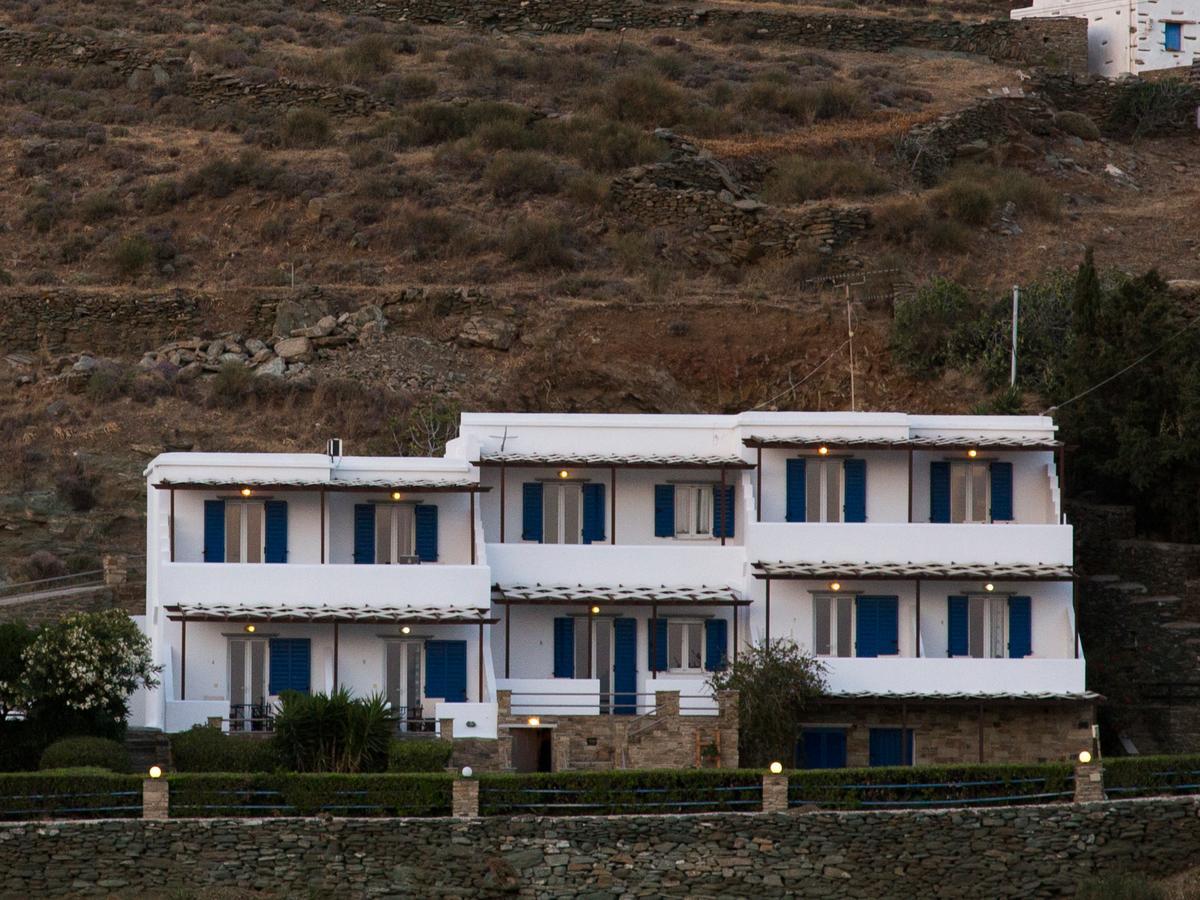 Meltemi Tinos Aparthotel Agios Romanos ภายนอก รูปภาพ
