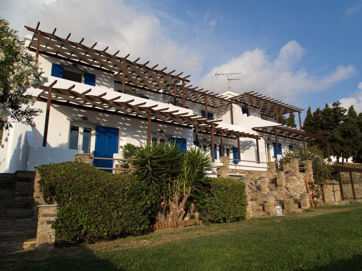 Meltemi Tinos Aparthotel Agios Romanos ภายนอก รูปภาพ